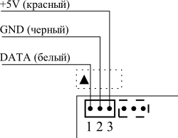 Connection scheme for UNC001/1w